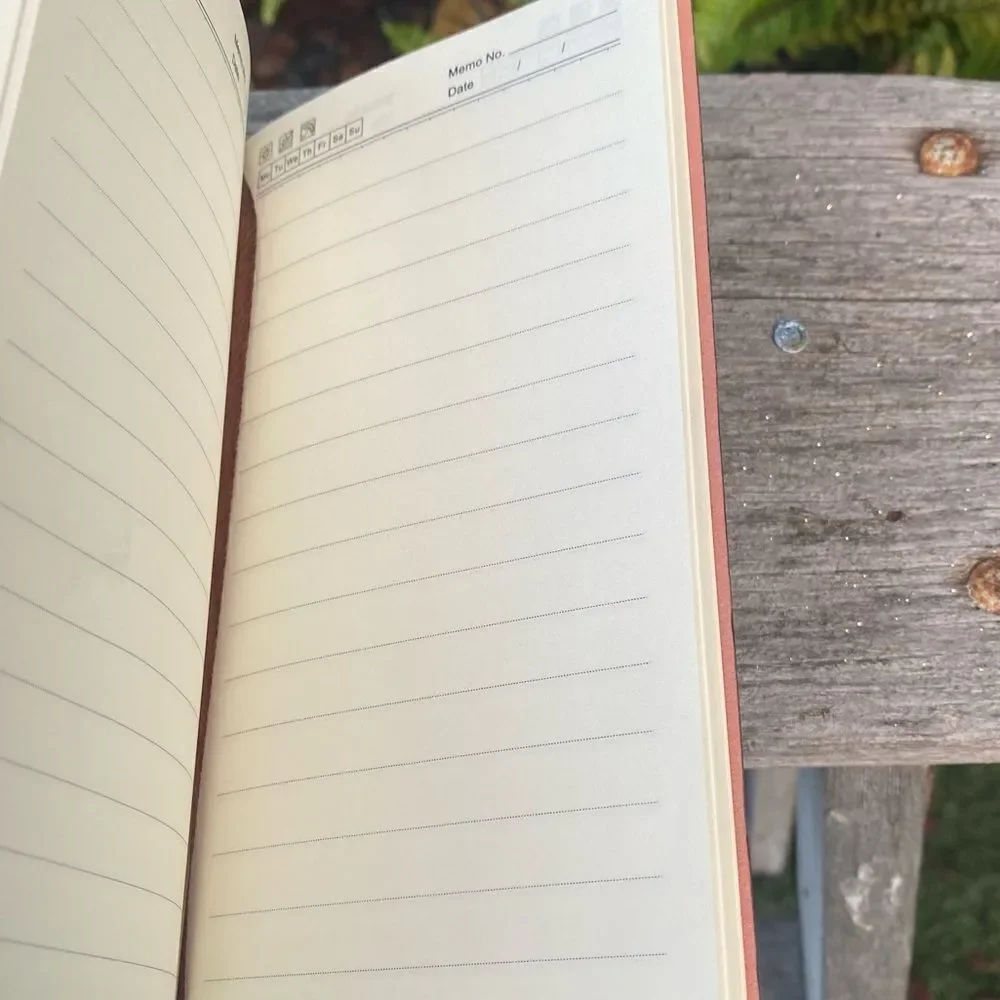 New Handmade Laser Engraved Teal Blue/Green Notebook/Daily Planner